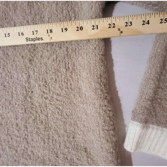 Soft Surroundings Women Colorblock Pullover Sweater Wool Alpaca Quiet Luxury New - Picture 5 of 11